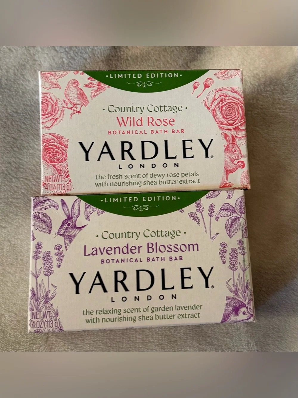 Limited Edition Yardley Countey Cottage Bath Bar - 2 pack